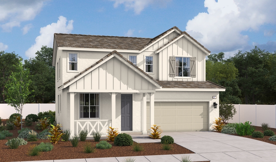 Elevation C of the Foster floor plan