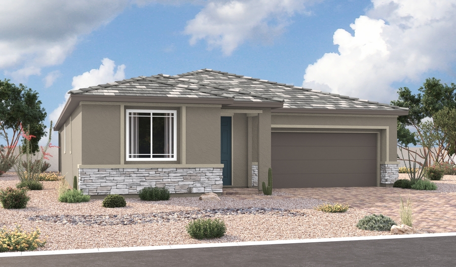 Elevation C of the RushmoreII floor plan