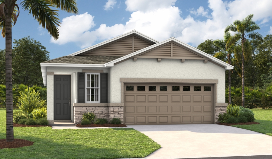 Master Elevation G of the Fraser floor plan