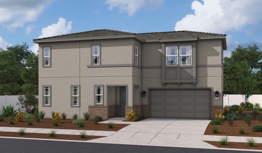 Elevation C of the Novato floor plan