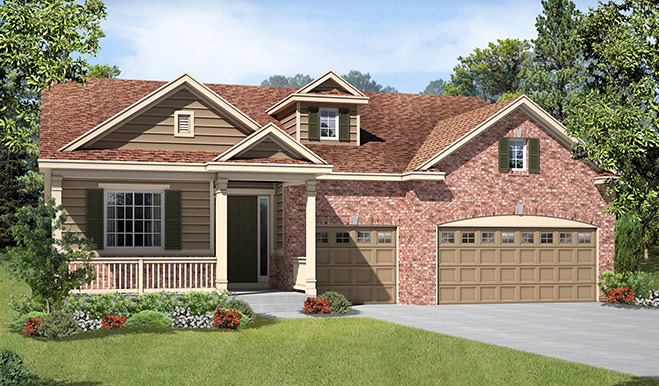 Pinnacle floor plan at Carriage Hills at Crystal Valley