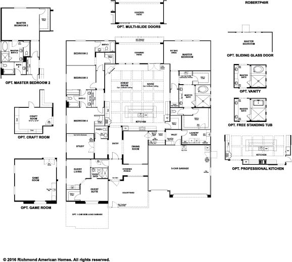 Robert floor plan at The Estates at Sunrise Vista