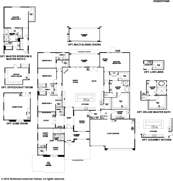 Robert floor plan at La Jara Farms II