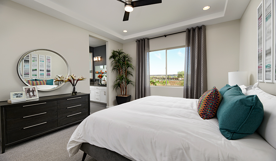 Bedroom of the Raleigh floor plan
