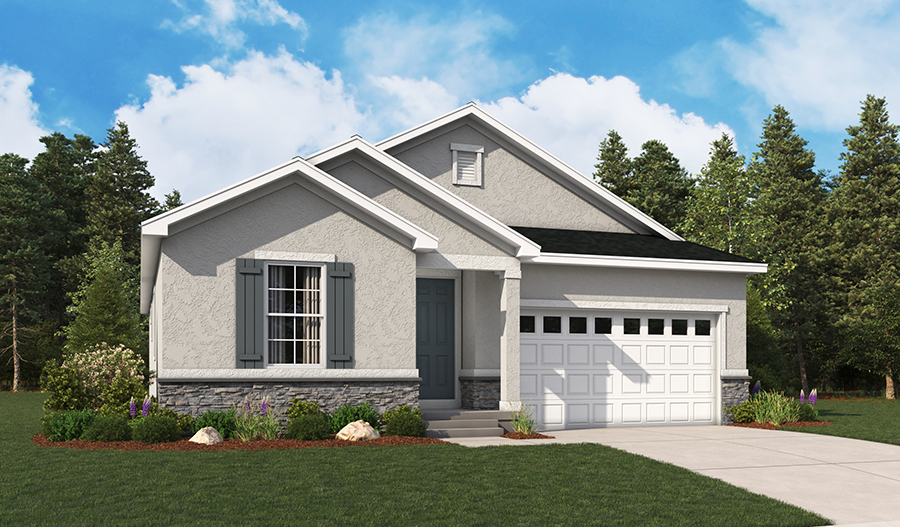 Elevation B of the Avalon floor plan
