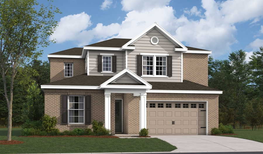 Elevation F of the Dupont floor plan