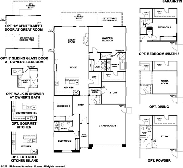 Middlefield at Delaney Park Oakley Community Richmond American Homes