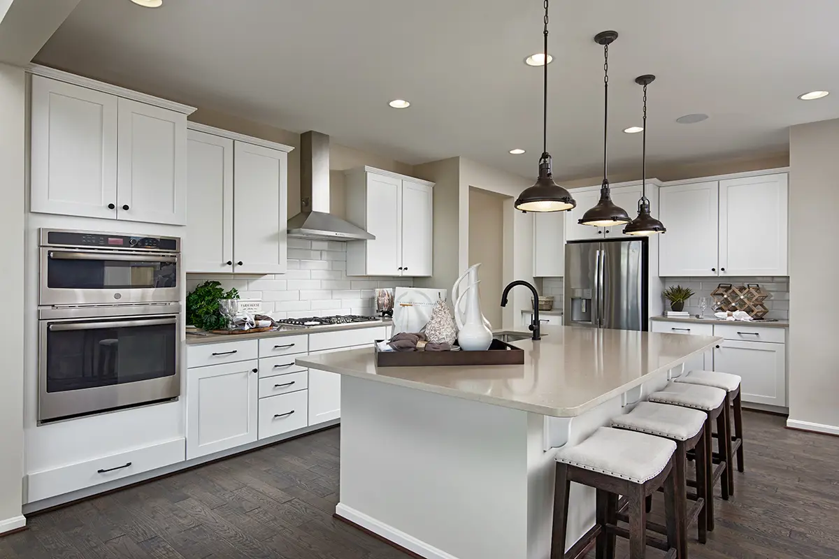 Well-appointed kitchen with a center island