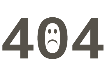 404 page not found with sad face