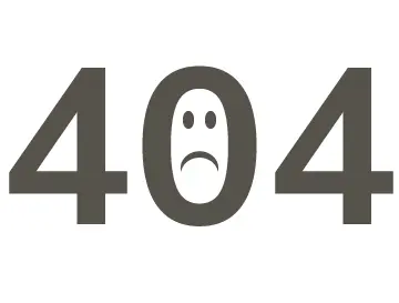404 error message graphic