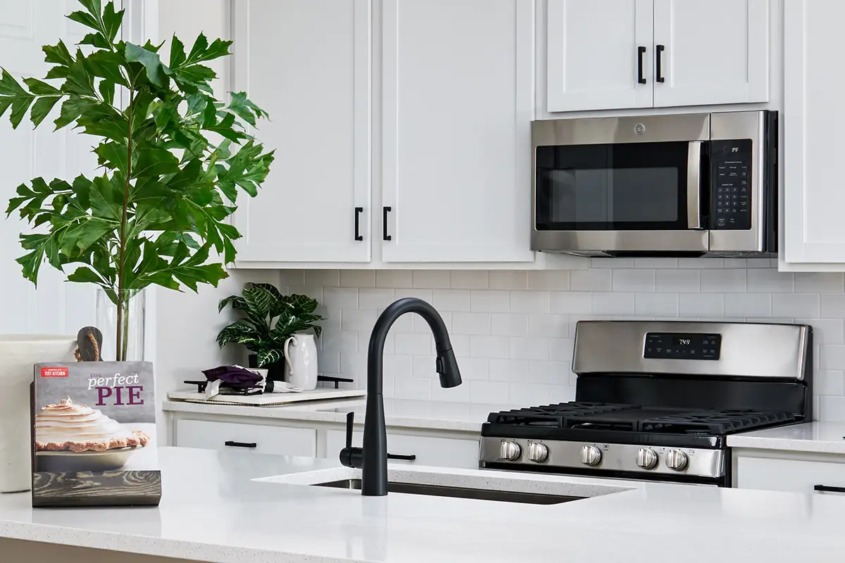 Cosentico white quartz kitchen countertops