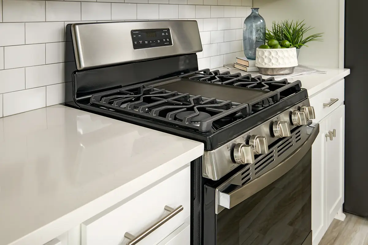 Black GE stove
